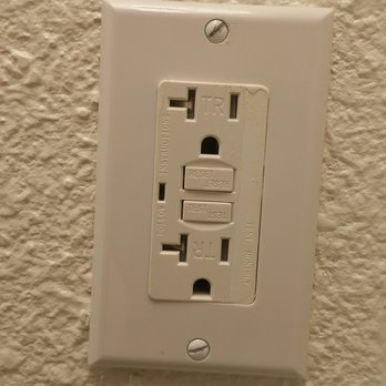 Sanchez Electric - Installed Tamper Resistant GFCI Outlet. These receptacles have shutters that close off to protect children from sticking items into them. - Electricians Near Me - San Jose, California Sanchez Electric - Installed Tamper Resistant GFCI Outlet. These receptacles have shutters that close off to protect children from sticking items into them. - Electricians Near Me - San Jose, California