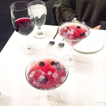 Ocean Prime - Wine and complimentary drinks, yum! - Seafood Near Me - Boston, Massachusetts