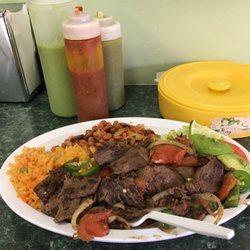 La Carniceria Mexicana - Mexican plate. always tasty.