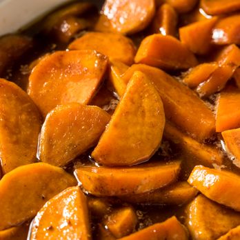 Catherines Good Eats - we peel and slice our yams and baked with brown sugar and cinnamon and other flavors - Soul Food Near Me - Cincinnati, Ohio Catherines Good Eats - we peel and slice our yams and baked with brown sugar and cinnamon and other flavors - Soul Food Near Me - Cincinnati, Ohio