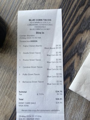Blue Corn Tacos by null