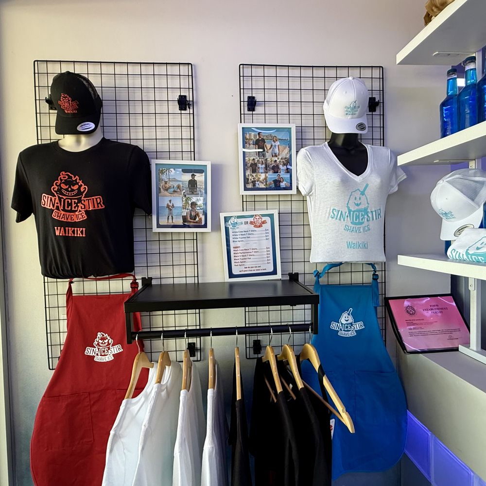 Sin-Ice-Stir - Company logo items for sale - Shaved Ice Near Me - Honolulu, Hawaii