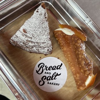 Bread and Salt - Chocolate almond cake and cannoli - Pizza Near Me - Jersey City, New Jersey