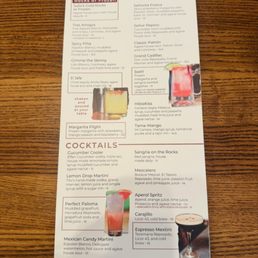 New Drink Menu New Drink Menu