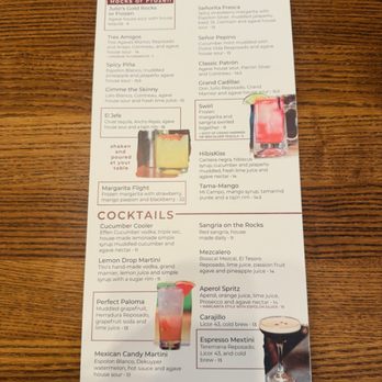 Uncle Julio's - New Drink Menu - Mexican Near Me - Fort Worth, Texas