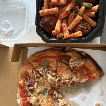 Noble Crust - Impossible Meatball Pizza and Rigatoni Impossible Meatballs - Southern Near Me - Tampa, Florida Noble Crust - Impossible Meatball Pizza and Rigatoni Impossible Meatballs - Southern Near Me - Tampa, Florida