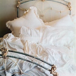 Cathouse Antique Iron Beds - Our "Two Tone Crackle" antique finish