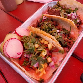 Autenticos Michoacanos - 3 different tacos - Mexican Near Me - Austin, Texas