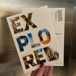 Got my GA postcards! Got my GA postcards!