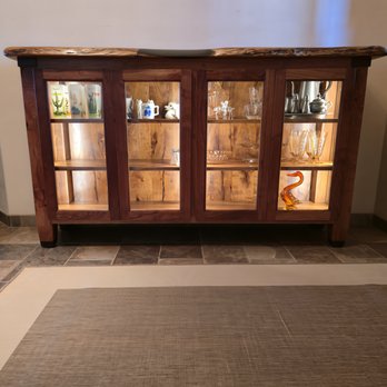 Mesquite Interiors - Final product, lights are awesome! - Furniture Stores Near Me - Tucson, Arizona