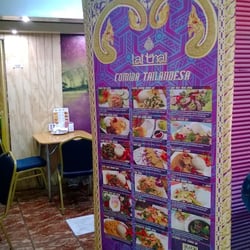 Lai Thai - Menú Lai Thai.