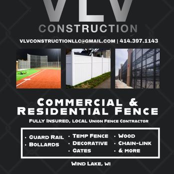 VLV Construction - Call today for a free quote! 414.397.1143 - Fences & Gates Near Me - Waukesha, Wisconsin VLV Construction - Call today for a free quote! 414.397.1143 - Fences & Gates Near Me - Waukesha, Wisconsin