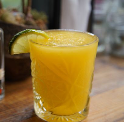 Photo of Diego's Taqueria - Kingston, NY, US. It takes two to mango! Mango margarita was perfection