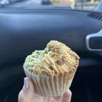 25 30 Espresso - Pistachio muffin - Coffee & Tea Near Me - Fredericksburg, Virginia