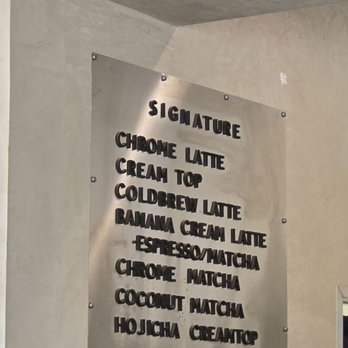 Chrome Coffee Studio - Delicious Menu - Coffee & Tea Near Me - Torrance, California Chrome Coffee Studio - Delicious Menu - Coffee & Tea Near Me - Torrance, California