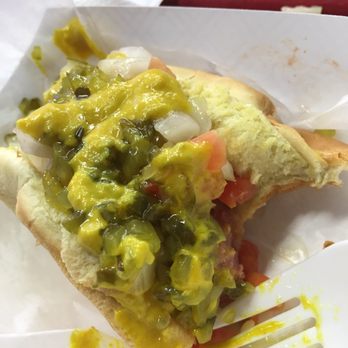 Richman's Ice Cream - Chicago dog minus the jalapeños - Ice Cream & Frozen Yogurt Near Me - Brigantine, New Jersey