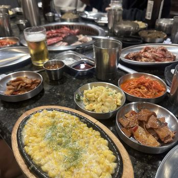 Buga Korean BBQ - Corn Cheese, macaroni salad, sides - Barbeque Near Me - San Diego, California Buga Korean BBQ - Corn Cheese, macaroni salad, sides - Barbeque Near Me - San Diego, California