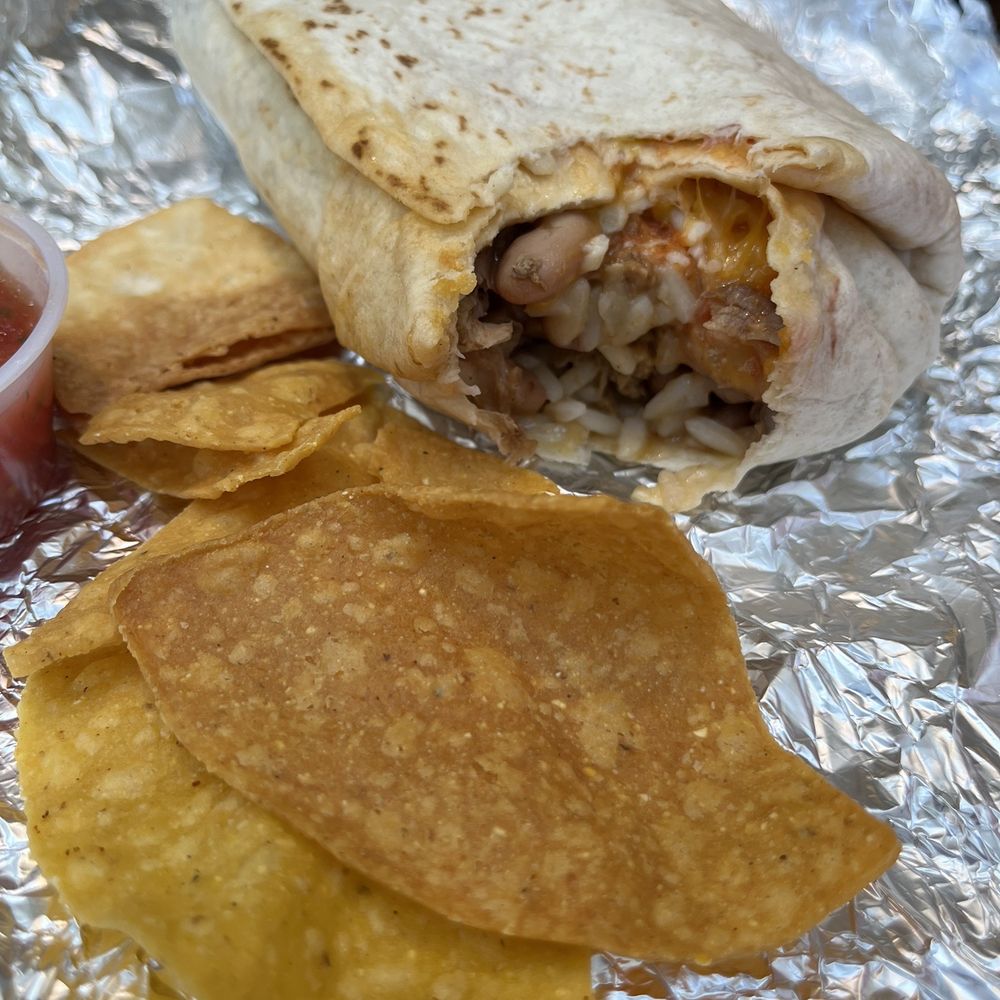 Cali Burrito - The El Dorado and chips - Mexican Near Me - Allentown, Pennsylvania