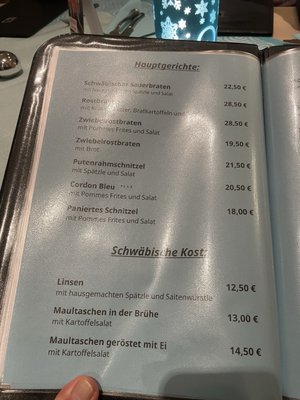 Menu photo 4 Gaststätte Ratskeller Bondorf, BW