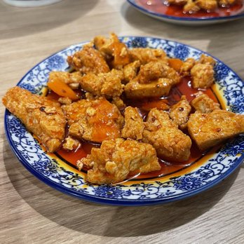 LAN Noodle - Spicy Fried Tofu. So good. No too spicy. Perfect. - Noodles Near Me - West Covina, California LAN Noodle - Spicy Fried Tofu. So good. No too spicy. Perfect. - Noodles Near Me - West Covina, California