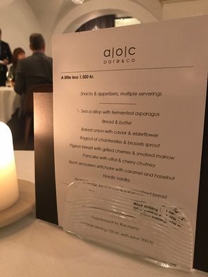 Menu photo 3 Restaurant AOC Copenhagen, 84