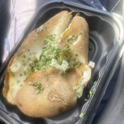 Wendy's - Didn't like I ordered a baked potato and clearly mashed it with their thumbs