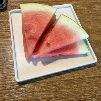 YGF Malatang - Complimentary watermelon - Chinese Near Me - Bellevue, Washington YGF Malatang - Complimentary watermelon - Chinese Near Me - Bellevue, Washington