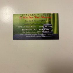 Sa Wat Dee Thai Massage