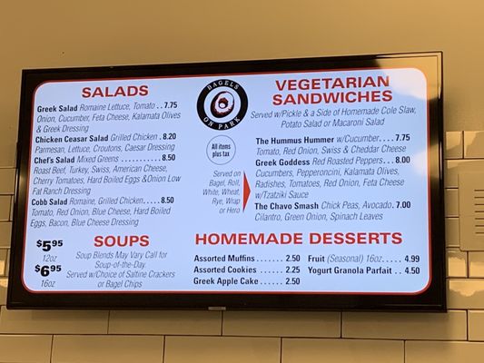 Menu photo 5 Bagels on Park Weehawken, NJ