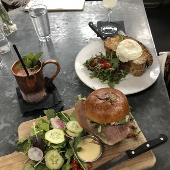 The Ice Plant - Croque Madame, and Buttermilk chicken sandwich. - Cocktail Bars Near Me - St. Augustine, Florida The Ice Plant - Croque Madame, and Buttermilk chicken sandwich. - Cocktail Bars Near Me - St. Augustine, Florida