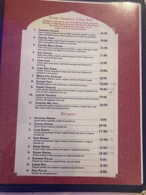Menu photo 1 Ashoka Grill Brooklyn, NY Menu photo 1 Ashoka Grill Brooklyn, NY