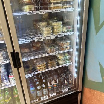 Bozzelli's Italian Deli-Crystal City - The cool case offers dessert, pasta, salads, water - Delis Near Me - Arlington, Virginia