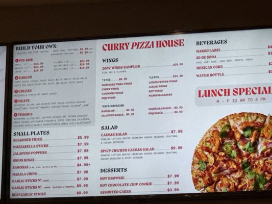 Menu photo 2 Curry Pizza House Plano Plano, TX Menu photo 2 Curry Pizza House Plano Plano, TX