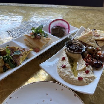 Spice Road Table - Sampler and the naan and hummus app - Moroccan Near Me - Lake Buena Vista, Florida