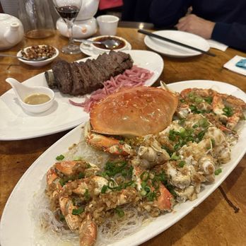 Koi Palace - - Pomegranate & Chipotle Baked Short Rib - Crab with Vermicelli Noodles - Dim Sum Near Me - Daly City, California Koi Palace - - Pomegranate & Chipotle Baked Short Rib - Crab with Vermicelli Noodles - Dim Sum Near Me - Daly City, California