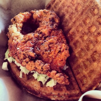 Bruxie - buttermilk fried chicken and waffle - Sandwiches Near Me - Orange, California