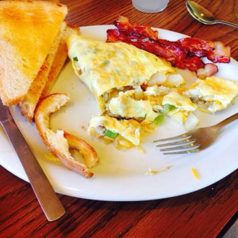 White Tail Resort - Half eaten Western Omelette, so good we couldn't wait to get a photo! - American Near Me - Moran, Michigan