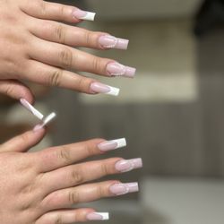 U S Nails - Square French tip