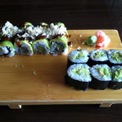 Cafe Sado - Garden roll and avocado roll
