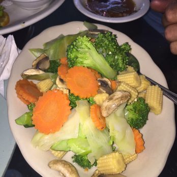 Thai House Restaurant - Veggie Medley. Broccoli, carrots, baby corn, mushroom, cabbage. - Thai Near Me - Logan, Utah Thai House Restaurant - Veggie Medley. Broccoli, carrots, baby corn, mushroom, cabbage. - Thai Near Me - Logan, Utah