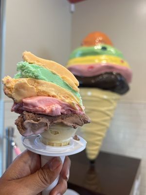 The Original Rainbow Cone by null