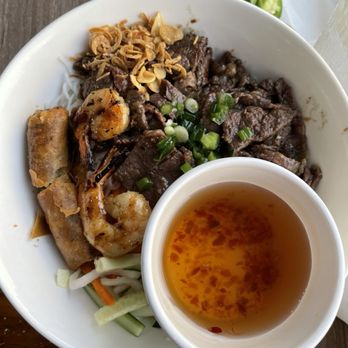Pho Basil  - Beef, shrimp and eggroll vermicelli - Vietnamese Near Me - Elk Grove, California