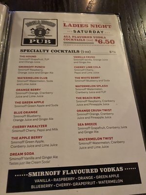 Menu photo 6 Hose & Hound Neighborhood Pub Calgary, AB