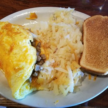 Buzz Inn Steakhouse - Meat and Cheese Omelette for $10.79. - Steakhouses Near Me - Ellensburg, Washington