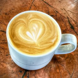 Copper Door Coffee Roasters - Maple orange latte with oat milk