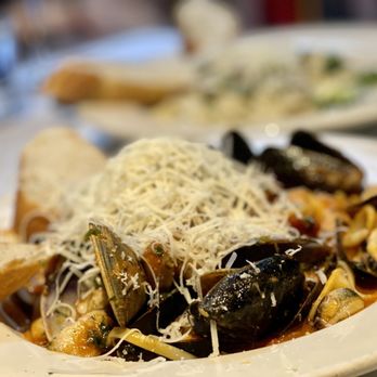 American Bites - Seafood Linguini with a little extra shaved parmesan - Bars Near Me - San Francisco, California American Bites - Seafood Linguini with a little extra shaved parmesan - Bars Near Me - San Francisco, California