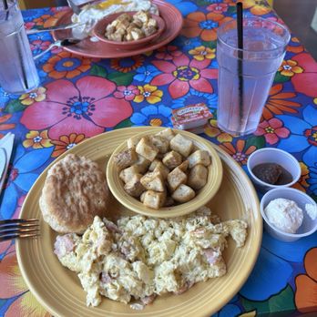 The Flying Biscuit Cafe - Dry salmon scrambled - Breakfast & Brunch Near Me - Houston, Texas