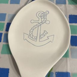 The screen print for spoon dish The screen print for spoon dish