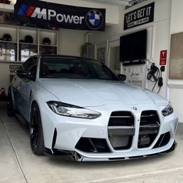 Installed IND painted reflector replacement, Vorsteiner  Grill, M sport Air Ducts, H&R Sport Springs + MAD Single Midpipe