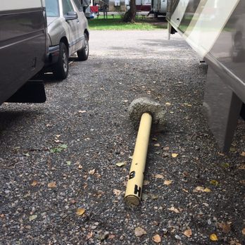 Lakeside RV and Campground - Fallen over, for how long? Is it even safe? Does anyone check these safety hazards out? - Campgrounds Near Me - Provo, Utah